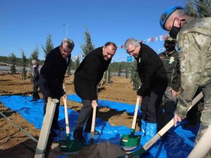 Tüm insanlığa nefes olmak için fidanları toprakla buluşturdular