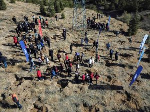 Geleceğe nefes olacak fidanlar toprakla buluştu