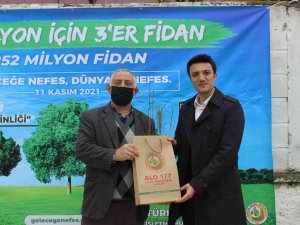 Türkeli’de vatandaşlara ücretsiz fidan dağıtımı