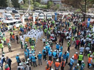 Geleceğe nefes projesi kapsamında Marmaris’te 50 bin fidan dikildi