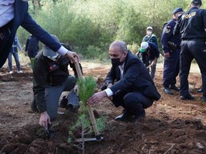 Ortaca’da fidanlar toprakla buluşturuldu