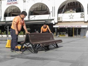 Kent mobilyaları ve peyzaj çalışmaları aralıksız sürüyor
