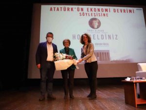 Eski devlet bakanı Önay Alpago, Atatürk’ün ekonomi devrimlerini anlattı
