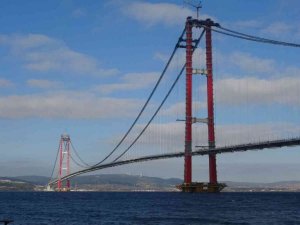 Cumhurbaşkanı Erdoğan, 1915 Çanakkale Köprüsü’nün son tabliye bloğu montajı için Çanakkale’ye geliyor