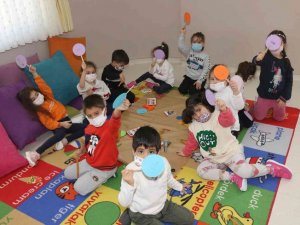 Miniklerden eğlenceli atölye çalışması
