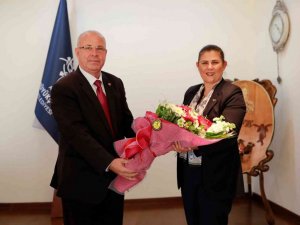 Belediye-İş sendikası Başkanı Yaman, Başkan Çerçioğlu ile görüştü