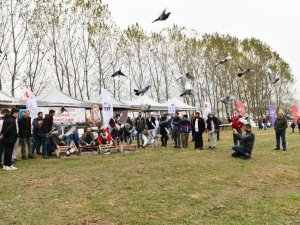 Mustafakemalpaşa’da Güvercin Uçuş Festivali