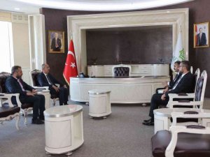 Meram’ın kardeş şehri Mutki Belediyesi’nden ziyaret