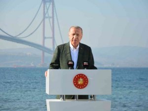 Cumhurbaşkanı Erdoğan’dan 1915 Çanakkale Köprüsü’nde Kanal İstanbul mesajı