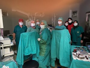 Beyşehir’de ilk kez kapalı yöntemle rahim ameliyatı