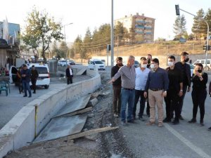 Kaymakam Tunç, ilçede devam eden çalışmaları yerinde inceledi