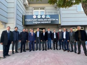 Milletvekili Tüfenkci, Yeşilyurt Mesleki Eğitim ve Yaşam merkezini inceledi