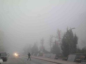 Eskişehir güne sisli başladı