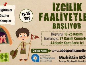 11-15 yaş grubu çocuklara yönelik izcilik faaliyetleri başlıyor