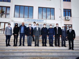 ADÜ Davutlar MYO ilçe protokolünü ağırladı