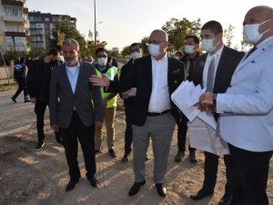 Başkan Ergün, müjdesini Verdiği Karaçay’ı inceledi