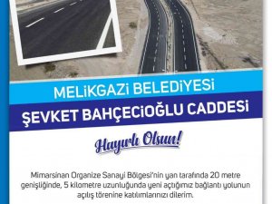 Şevket Bahçecioğlu Caddesi açılıyor
