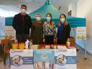 Erzincan’da Halk Sağlığı Hizmetleri Birimi ekipleri diyabete farkındalık için sahaya indi