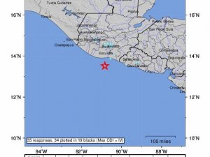 Guatemala açıklarında 5.8 büyüklüğünde deprem
