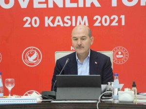 Bakan Soylu, güvenlik toplantısı için Hatay’da