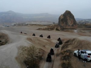 Kapadokya’yı havadan göremeyince, karadan gezdiler