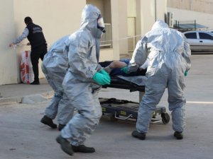 Sağlıkçıların tatbikatı gerçeğini aratmadı