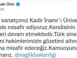 Kadir İnanır’ın sağlık durumuyla ilgili ilk açıklama