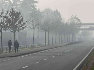 Düzce’de sis etkili oluyor