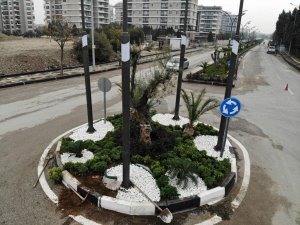 Birlik Caddesi’nin peyzajı tamamlandı