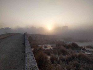 Sis soğukla birleşti, ortaya bu manzaralar çıktı