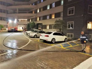 Sağlık kuruluşları dezenfekte ediliyor