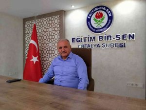 Eğitim Bir Sen Antalya Şube Başkanı Miran: “Öğretmenlere, en büyük hediye Meslek Kanunu”