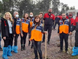 Kartal Belediyesi ekipleri fidanları toprakla buluşturdu