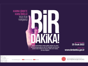 Kadına yönelik şiddete farkındalık için ’Bir Dakika’