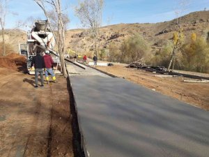 Bingöl’de 60 bin metrekarelik DSİ parkında çalışmalar sürüyor