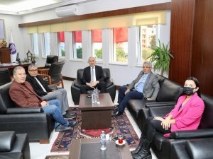 Kaymakam Yiğit, Başkan Atabay’la bir araya geldi