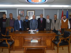 MHP’li Alıcık, TES-İş Başkanı Aydın’la görüştü