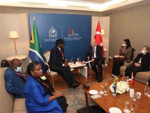 İçişleri Bakanı Süleyman Soylu Güney Afrika ve Kazakistanlı mevkidaşları ile görüştü