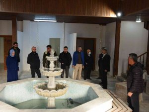 Gediz Ilıca Termal Tatil Köyü inşaatında inceleme