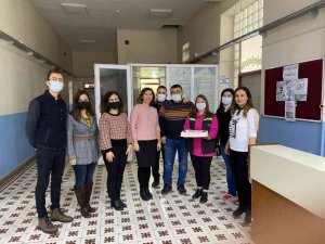 Germencik Belediyesi’nden öğretmenlere yaş pasta sürprizi