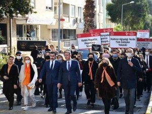 Söke’de Kadına Yönelik Şiddete Karşı Farkındalık Yürüyüşü