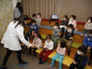 Ekolojik Kreş öğrencilerine ağız ve diş sağlığı eğitimi