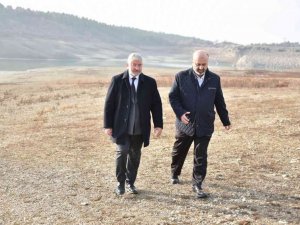 Barajları inceleyen başkan Aşgın israf etmeyin çağrı yaptı