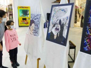 Kadına şiddete tuvalden ’hayır’ dediler