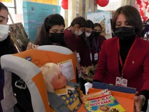 Kız Meslek Lisesi öğrencilerinin projeleri alkış aldı