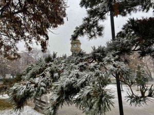 Ağrı mevsimin ilk karıyla beyaza büründü