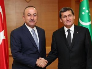 Dışişleri Bakanı Çavuşoğlu, Türkmenistan Dışişleri Bakanı Meredov ile görüştü