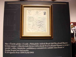 Viyana’da basıldı,117 yıllık ipek harita Sivas’ta sergileniyor