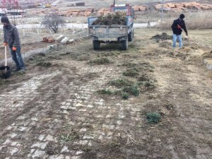 Emet Belediyesinden çevre düzenleme ve temizlik çalışması