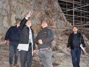 İnler Mağaralarında restorasyon çalışmaları devam ediyor